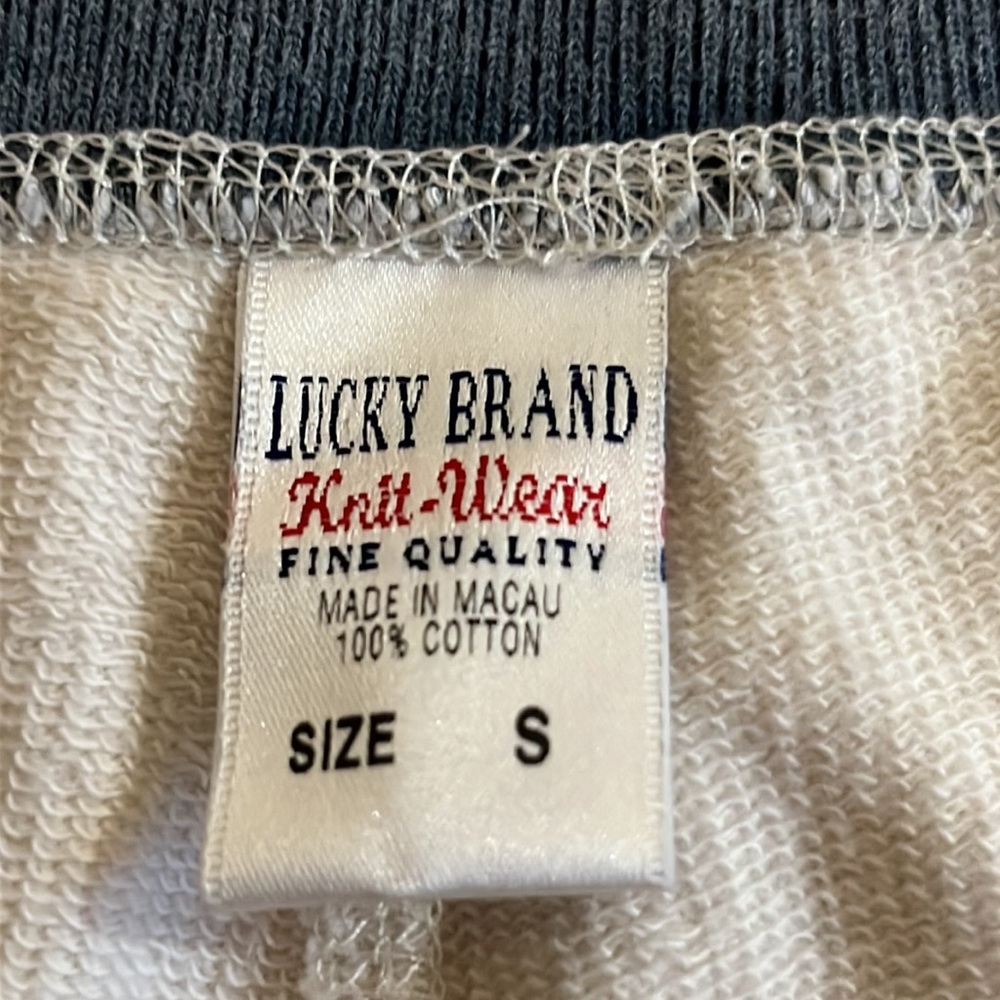 🐉🐲Lucky Brand vintage sweatpants Asian dragon 🐲Bermuda style short - Picture 4 of 11